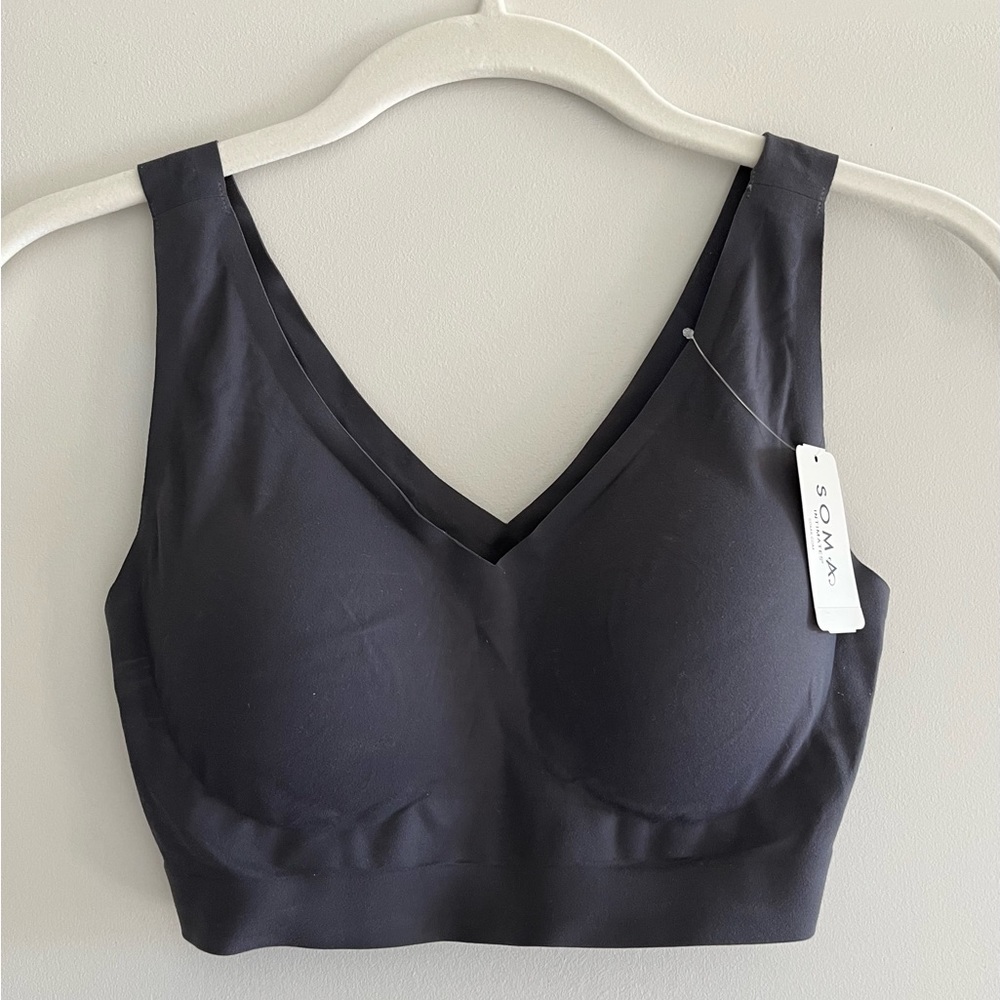 Soma women’s medium Enbliss Bralette- gray ink.